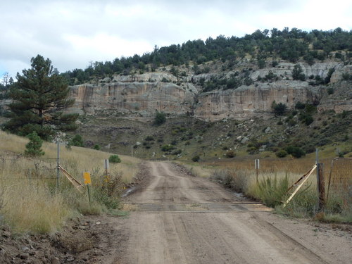 GDMBR: Riding down a canyon, it was beautiful and peaceful.